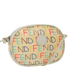 FENDI Shoulder Bag Vinyl Clear Auth ti2279